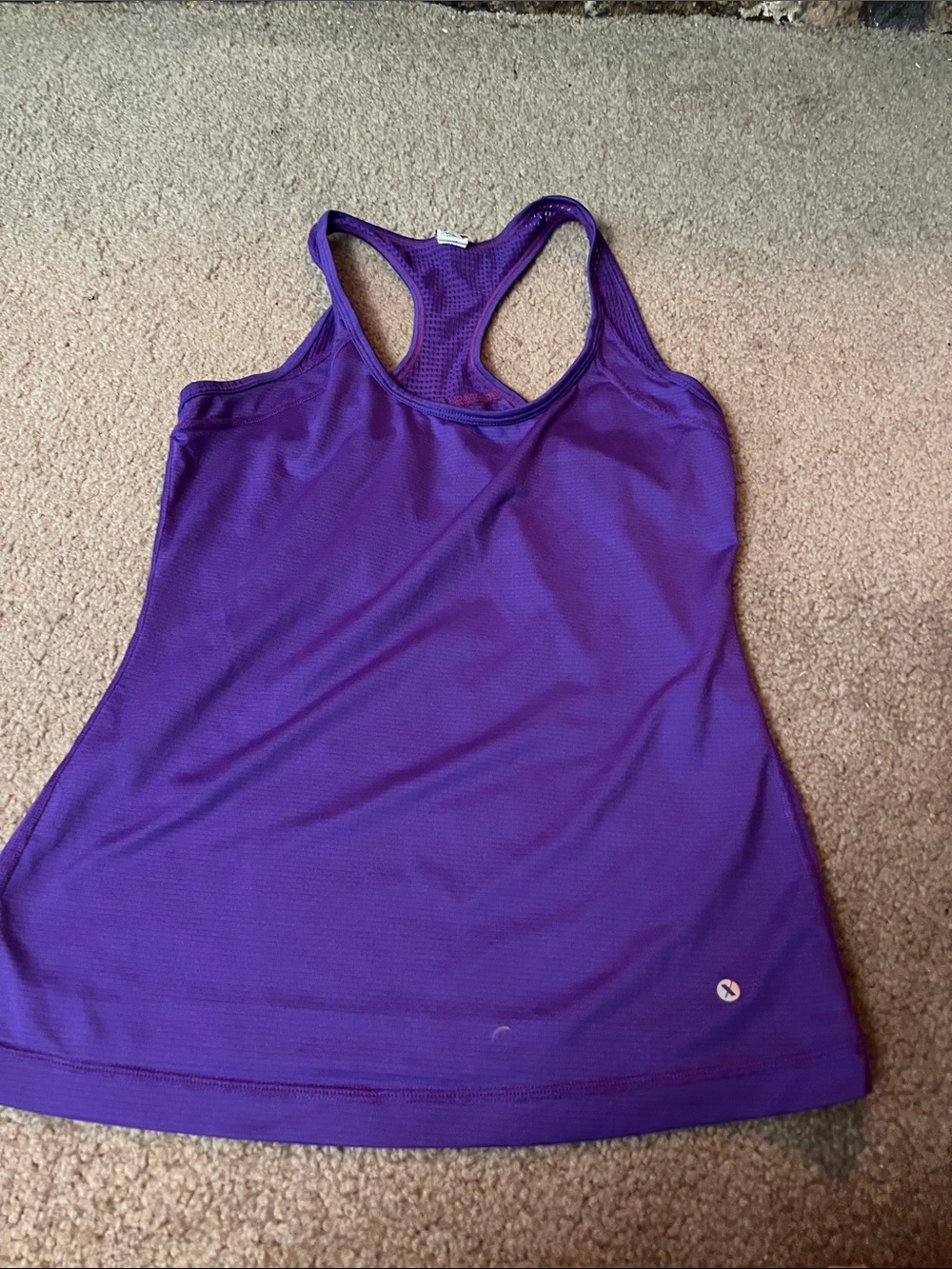 Xersion Purple Racerback Athletic Tank Top